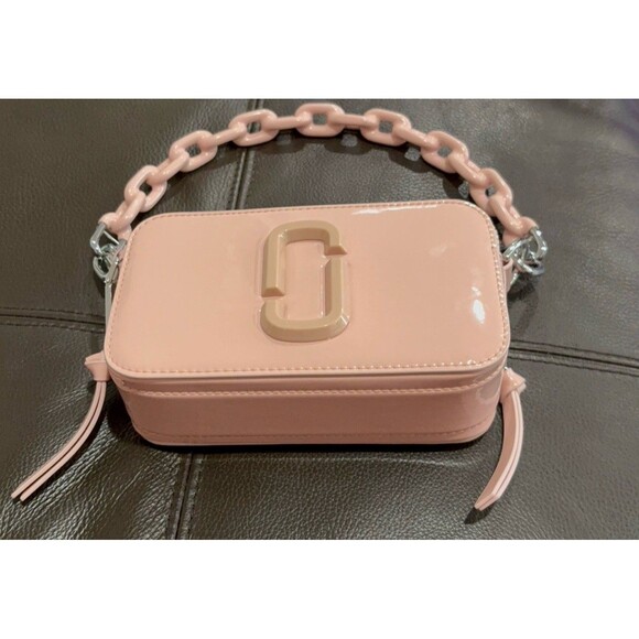 Marc Jacobs The Snapshot Patent Camera Bag In Pink - Picture 5 of 13